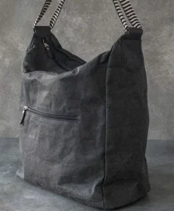 Paplebag Asche schwarz